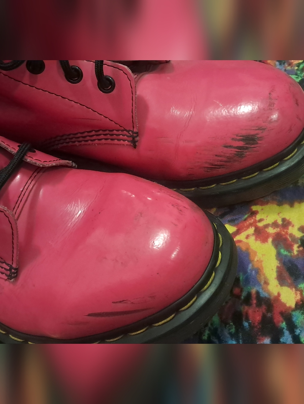 Dr. Martens Vibrant Pink Boots - Picture 2 of 12